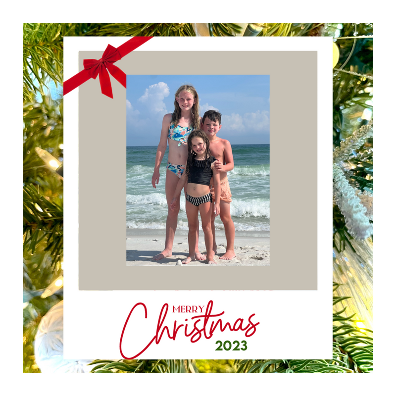 Custom Polaroid Style Ornament